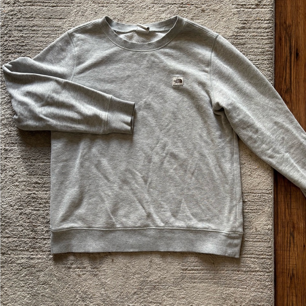 The North Face Light Gray Crewneck Sweater